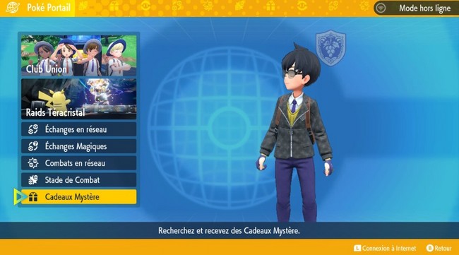 Codes Cadeau Mystère Pokémon Écarlate et Violet